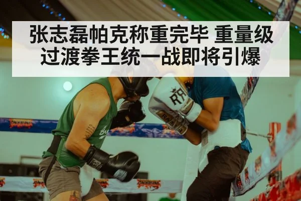 张志磊帕克称重完毕 重量级过渡拳王统一战即将引爆